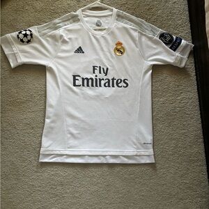 Adidas Real Madrid Zidane Jersey Men Large Vintage 2001-2002 Soccer Football UCL